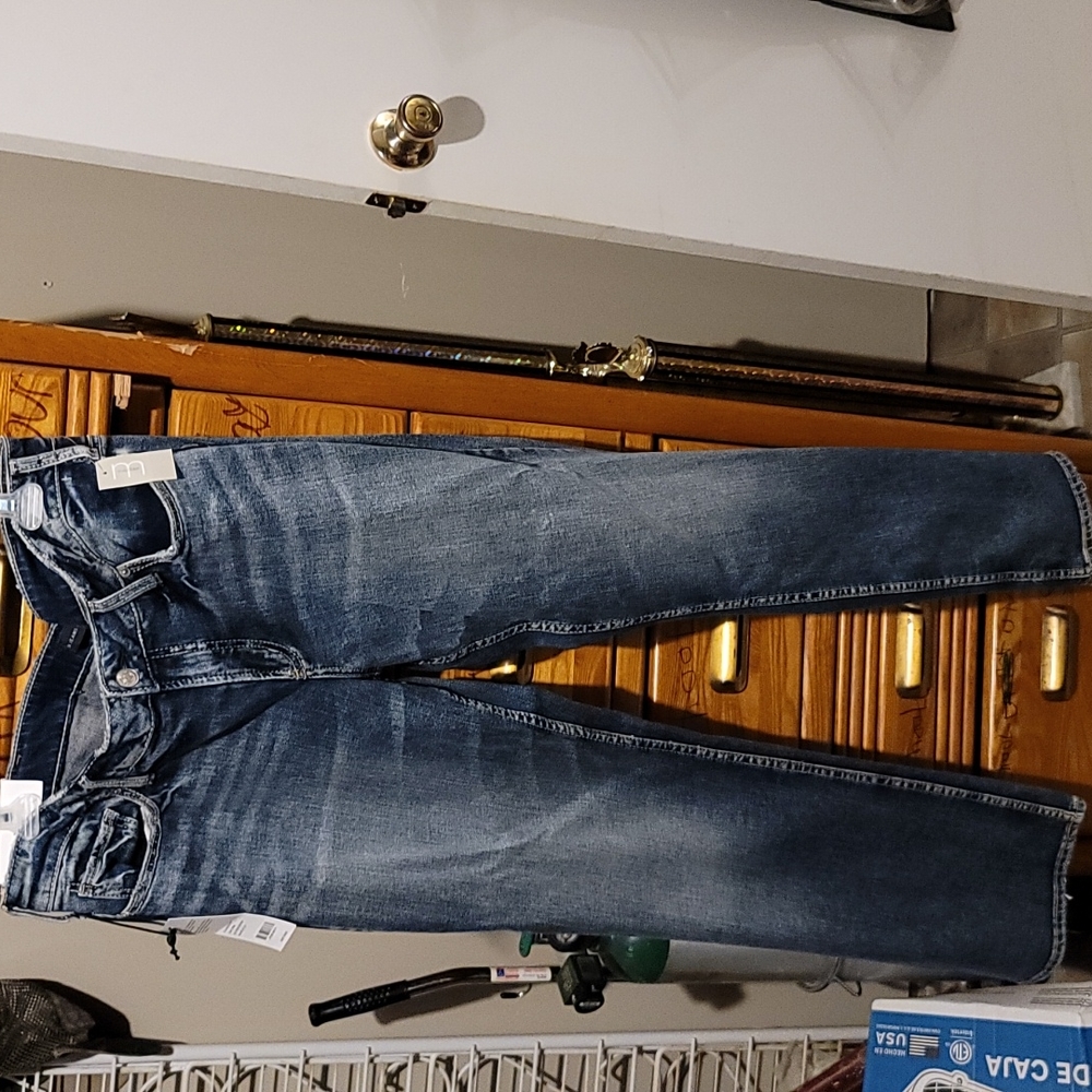 Size 16 Silver Bootleg Jeans